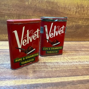 Velvet tobacco metal containers