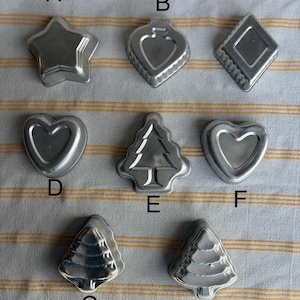 1970s Aluminum Jello Molds | Retro Cake, Chocolate, Dessert Bakeware Tins