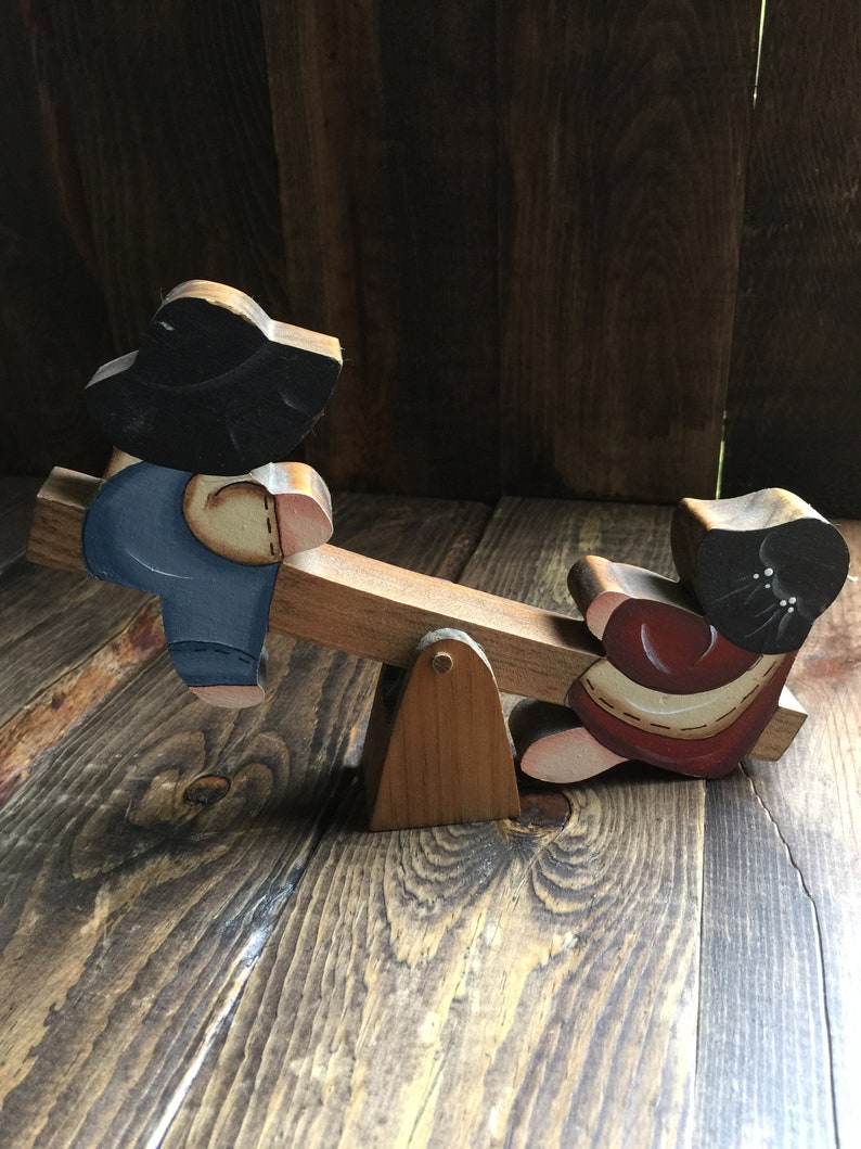 Wood Teeter Totter Toy