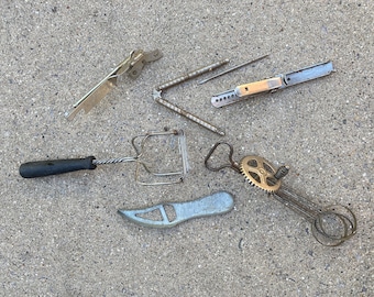 Assorted metal Kitchen gadgets and utensils