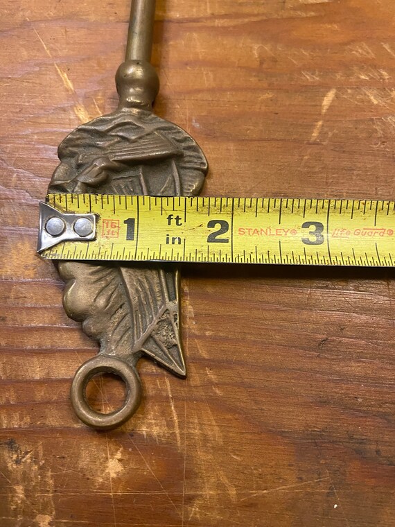 Long Brass Shoe Horn with Ship on one end - image 7