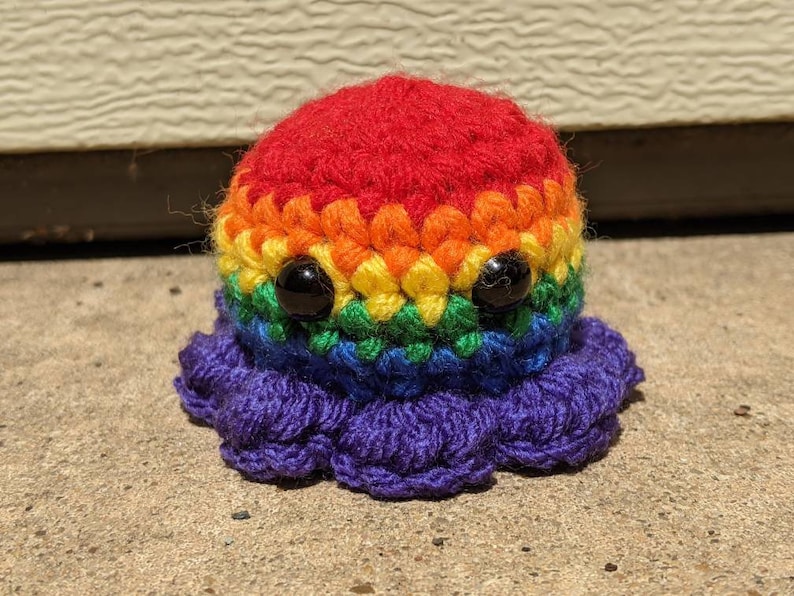 Pridetopi. Pride flag octopi babies image 8