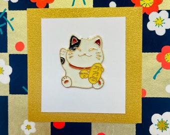 Lucky Cat- Sticky Note Holder