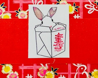 Year of the Rabbit ~ Sticky Note Holders