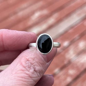 Sterling Silver Onyx Ring