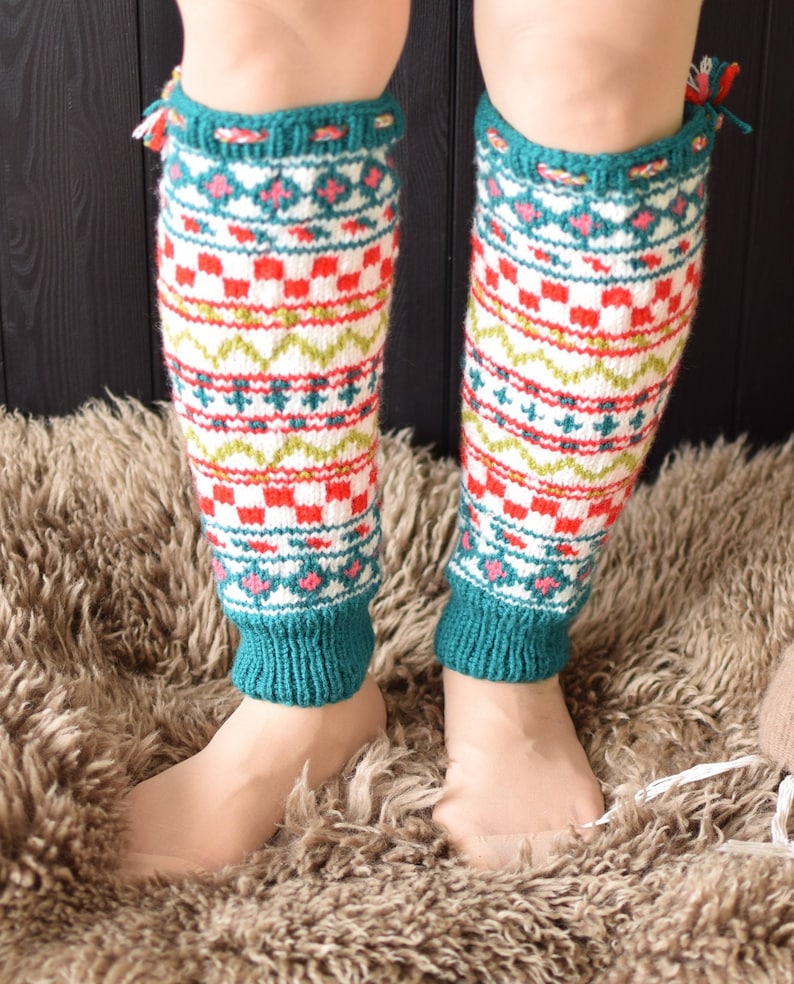 Womens Leg Warmers Legwear Chunky Leg Warmer knitter Leg warmer Wool Boot Cuffs Leggings
