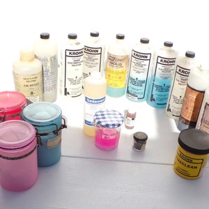 Lot Krohn + Jewelers Electroplating solution. 3 QTS GOLD (24K 18k 14k) & SILVER
