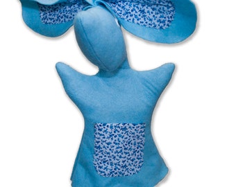 Bunny Rabbit Hand Puppets for Children - Baby Blue