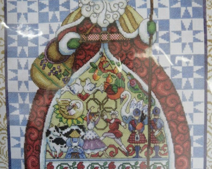 Jim Shore Counted Cross Stitch Kit, 5992, Design Works, 12 Days of