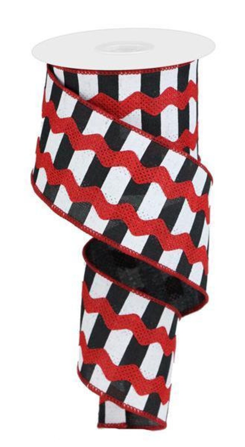 Ladybug Ribbon Ribbon with Border Red /& Black Ribbon Ric Rac Ribbon SHIP Wired Ribbon 2.5 x 10yd 07X6,D8 Ribbon For Wreath