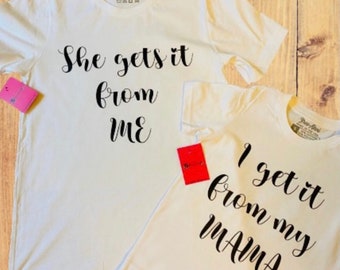 Youth “I Get It From My Momma” Tee