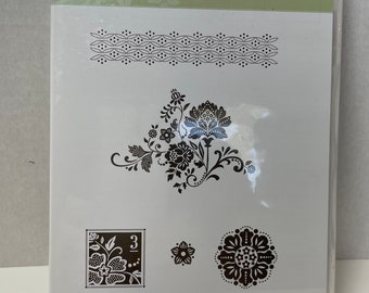 Stampin' Up Fresh Vintage Stamp Set Gently Used