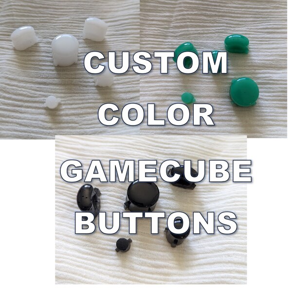 Custom Gamecube Buttons Etsy