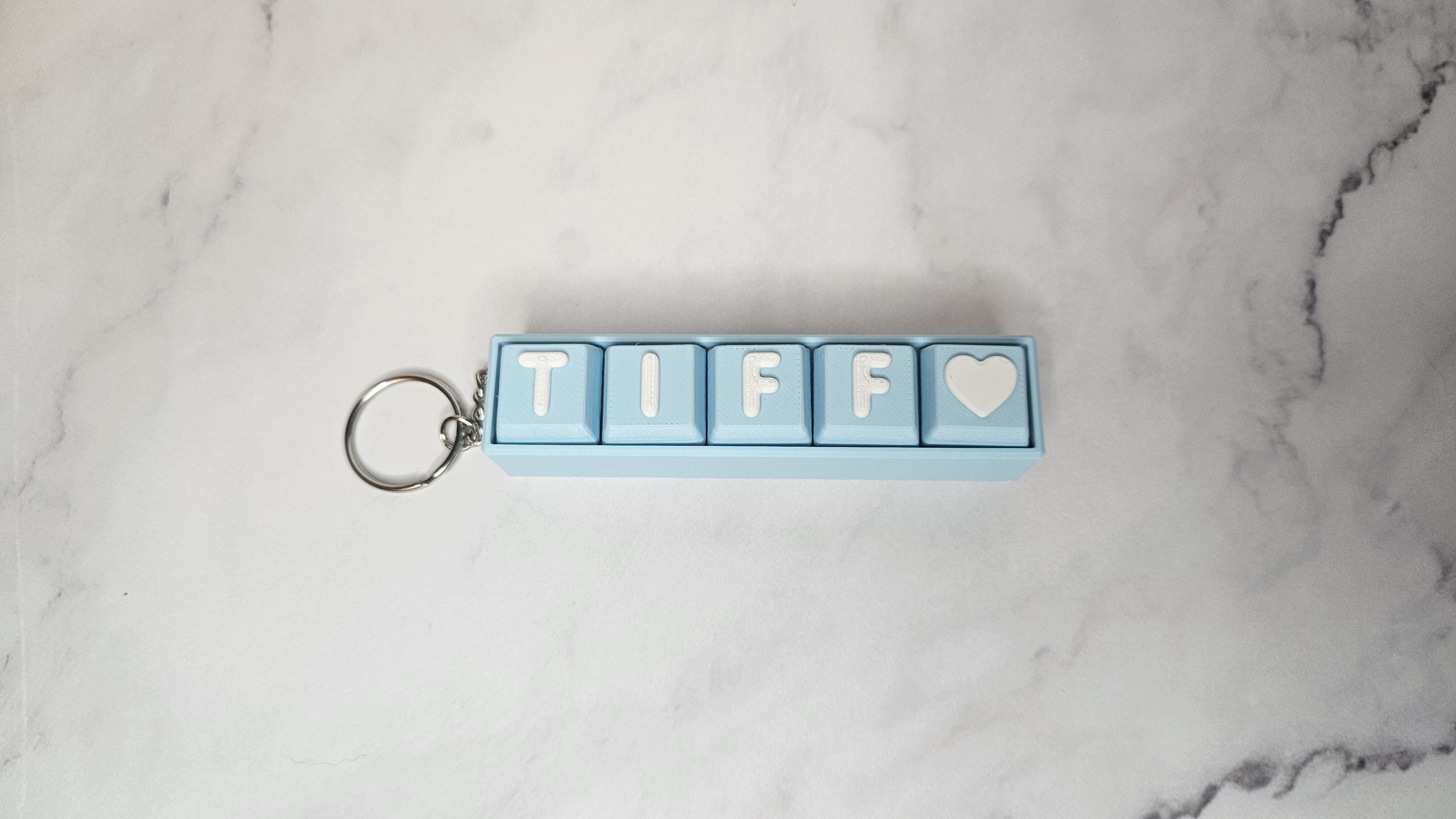 Custom Name Keyboard Clicker Keychain - Etsy