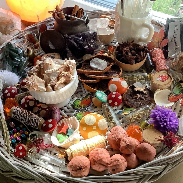 Fairy Mystery Treasure Box or Bag, Fae Trinkets & Fairycore Curiosities