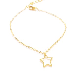 Star Bracelet, star jewelry, Sparkling bracelet, space jewelry, friendship bracelet, holiday gift, tiny star, Mother&#39;s day gift, star