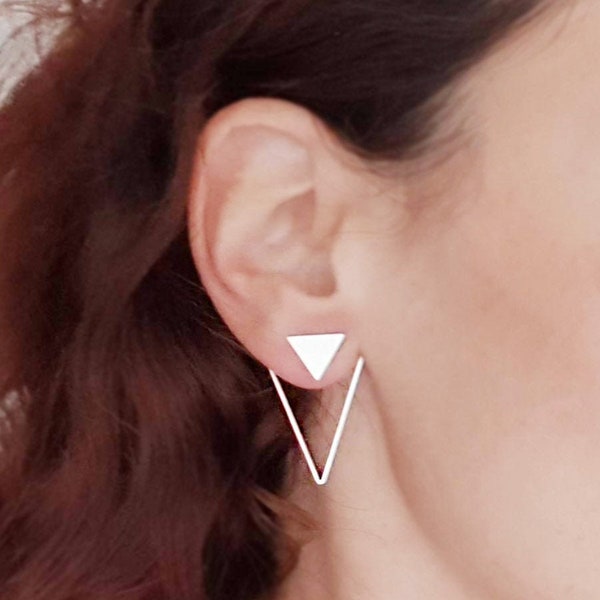 Triangle Ear Jacket Etsy