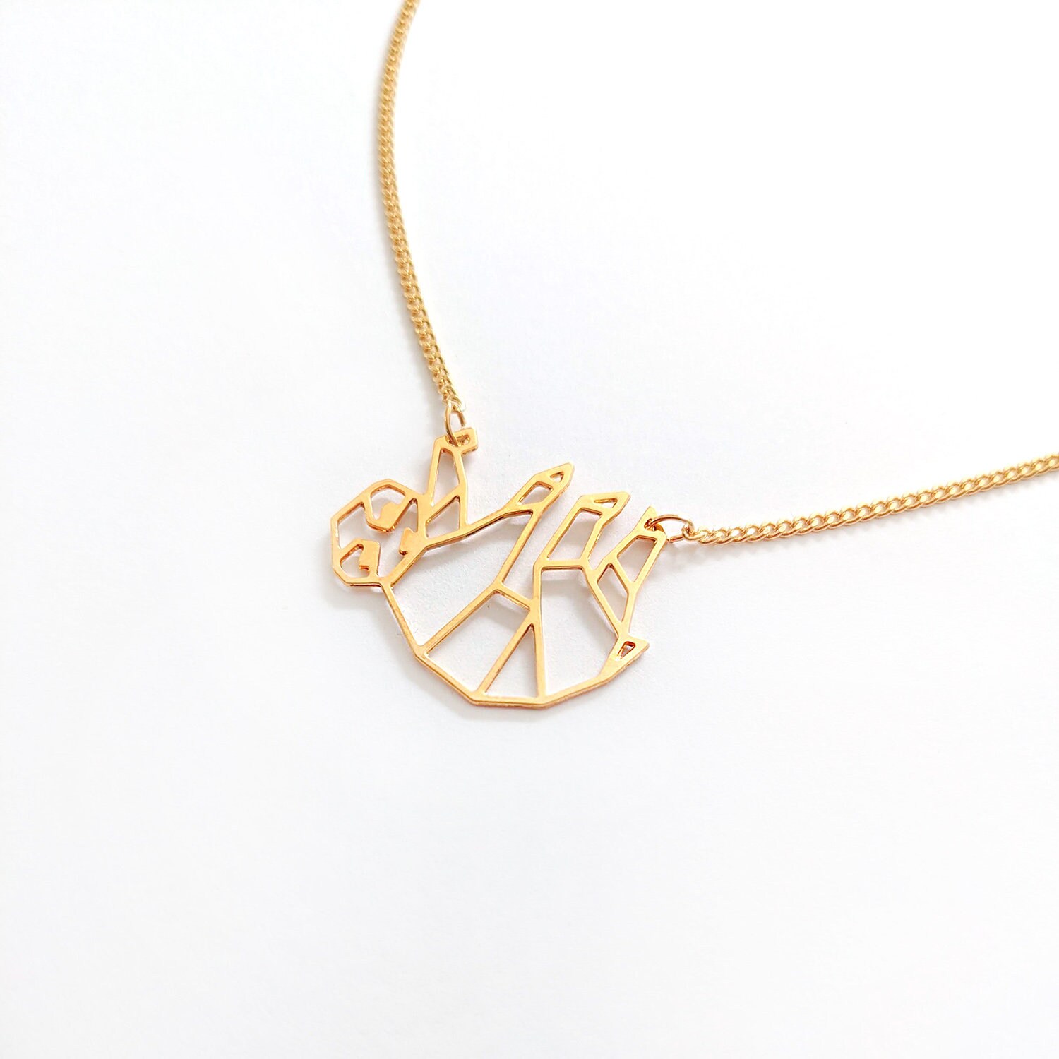 Collana Bradipo Origami: Regalo Animale Calmo E Accogliente - Italia - Foto 2