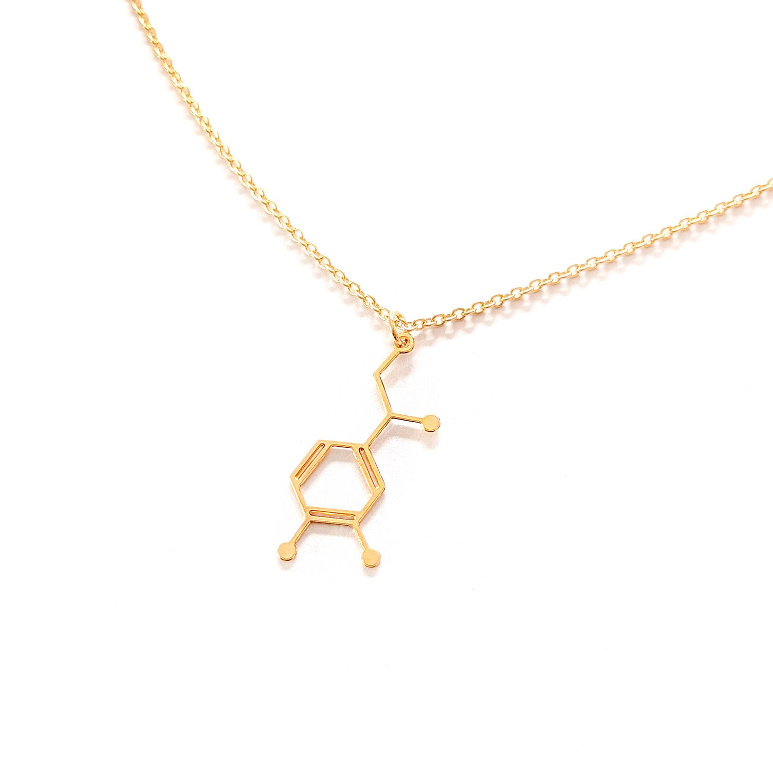Chemistry Necklace Structure Necklace Dopamine Molecule Necklaces 10pcs-N140
