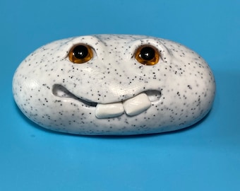 Worry Stone Desk Buddy Handgemaakte kleisteen van Peculiar Pals