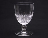 5.25 quot Waterford Crystal Colleen cut glass short stem water goblet
