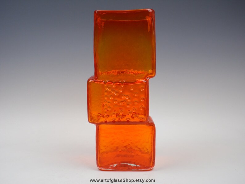 13 Tall Large Whitefriars Tangerine Drunken Bricklayer Etsy