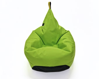 Beanbag chair TIPI lime by Oskar Perek