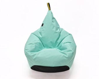 Beanbag chair TIPI mint by Oskar Perek