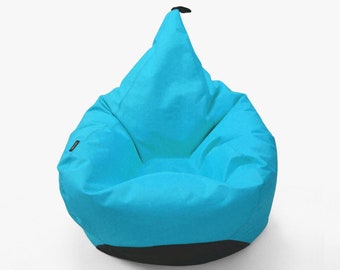 Beanbag chair TIPI Turquoise by Oskar Perek