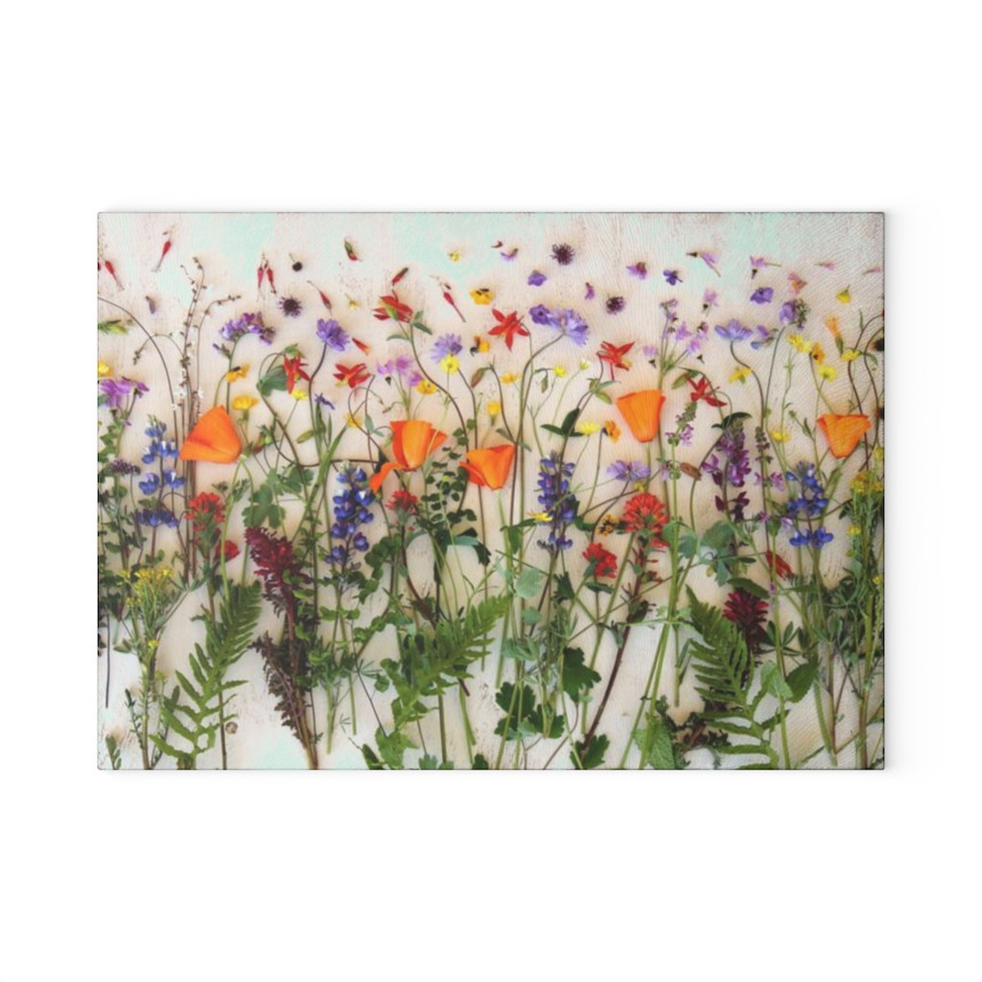 Wildflower Glass Cutting Board