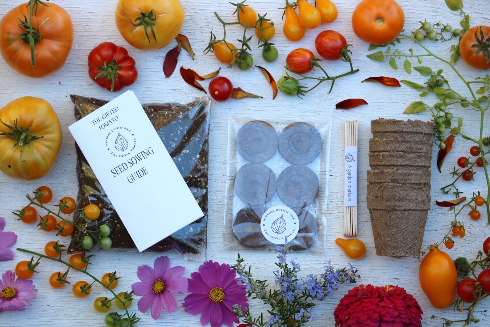 Herb Garden Kit Gardening Gift Kit With Organic Herb Seeds 6 Etsy