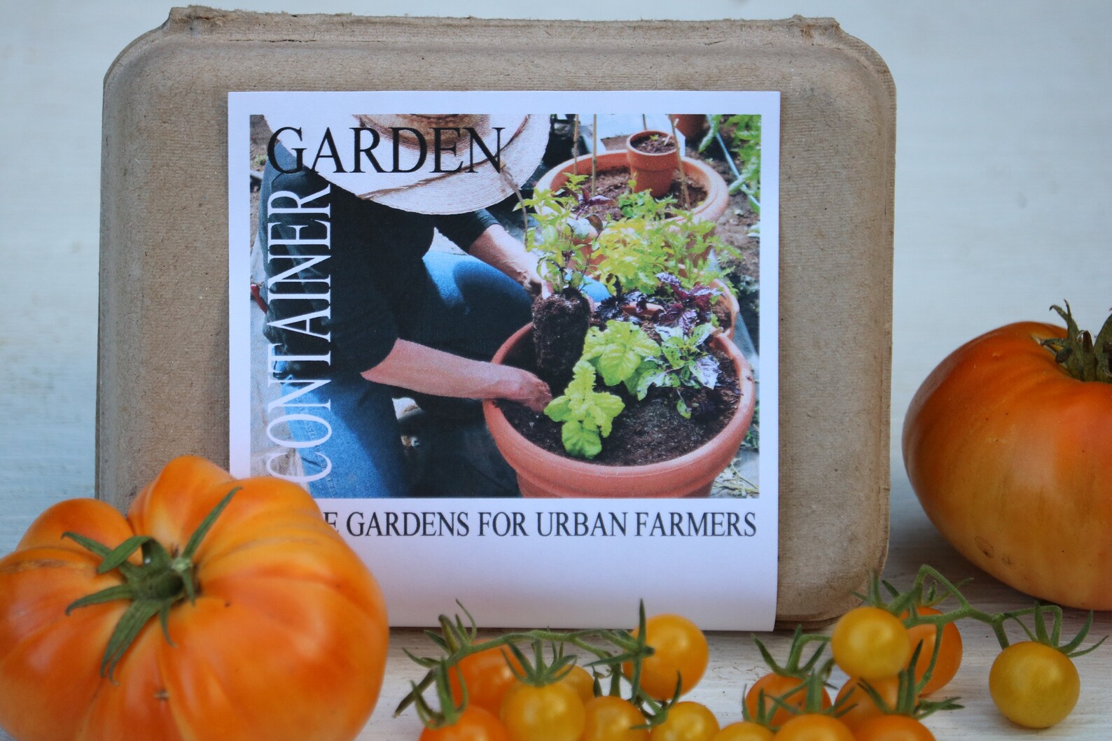 Container Garden Kit Edible Gardens for Urban Farmers 4 Etsy