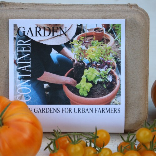 Container Garden Kit Edible Gardens for Urban Farmers 4 Etsy