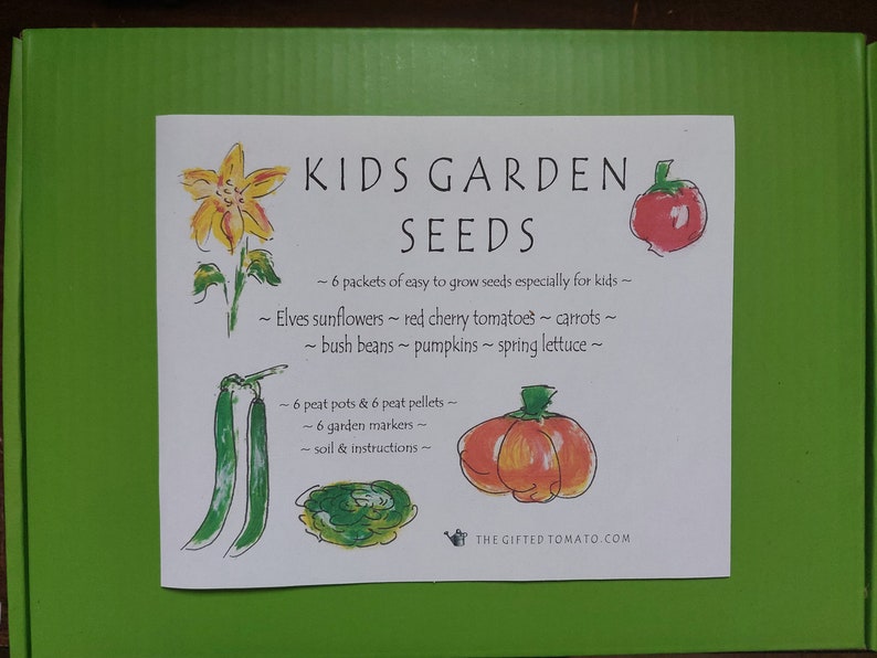 Gardening Kit for Kids, kids birthday gift, children's play, kids toys, garden tools outdoor play, kids seed kit, outdoor toys, kids diy kit 画像 9