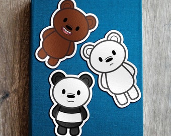 Bear Family Vinyl Sticker Decal