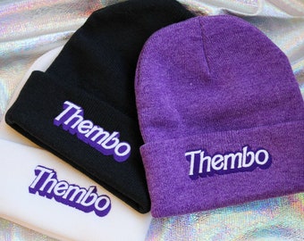 Thembo Embroidered Beanie (3 hat options)