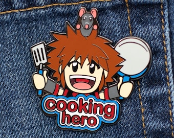 Pin de solapa esmaltado de héroe culinario
