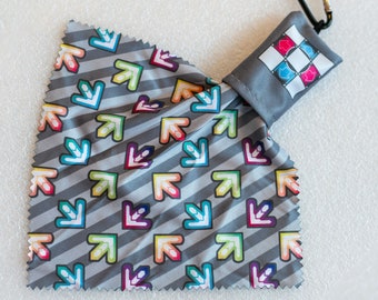 Arrow Dance Microfiber Pouch