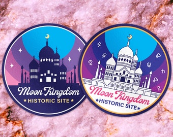 Moon Kingdom Historic Site Travel Sticker