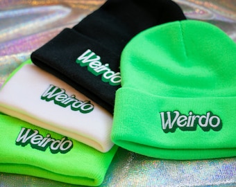 Gorro bordado raro (4 opciones de gorro)