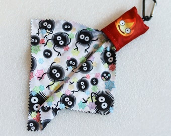 Ashy Cinder Creature and Konpeito Candy Microfiber Pouch