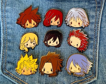 Heroes of Light and Heart enamel lapel pins