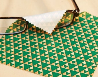 Triangle pattern Microfiber Cloth