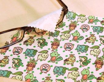Grass Starter Monsters Microfiber Cloth