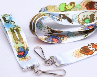 Elemental Animal Lanyard Keyfob and Combo Deal