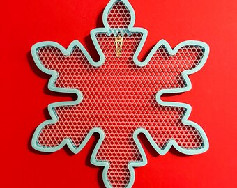Snowflake Pin Hoop Display