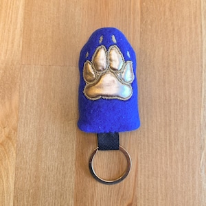 Squeaky Lucky Canine Paw Plush Keychain image 8