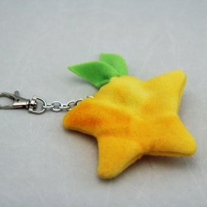 Star Fruit Lobster Clasp Key Chain