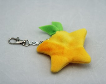 Star Fruit Lobster Clasp Key Chain