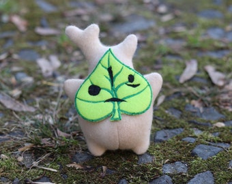 Mini peluche de hoja de pala